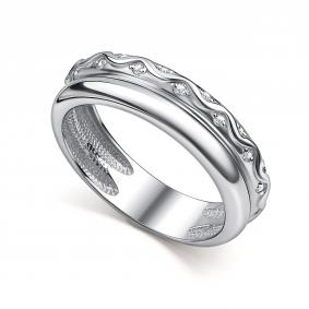 Серебряное кольцо АЛЬКОР 01-4949/00КЦ-00 с фианитом 01-4949/00КЦ-00 фото