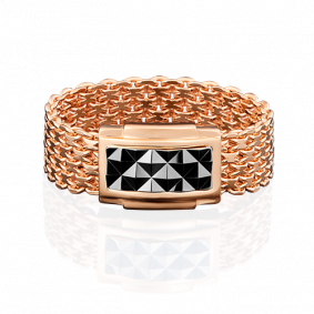 Кольцо из комбинированного золота Platina 01-4973-00-000-1111-04 01-4973-00-000-1111-04 фото