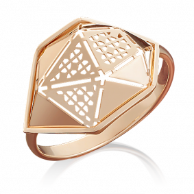 Золотое кольцо Platina 01-4993-00-000-1110-48 01-4993-00-000-1110-48 фото