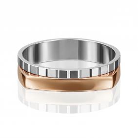 Обручальное кольцо из комбинированного золота 4,5 мм Platina 01-5183-00-000-1111-39 01-5183-00-000-1111-39 фото