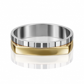 Обручальное кольцо из комбинированного золота Platina 01-5183-00-000-1121 01-5183-00-000-1121 фото