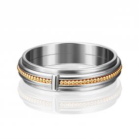 Обручальное кольцо из комбинированного золота 5,25 мм Platina 01-5188-00-000-1121-39 01-5188-00-000-1121-39 фото