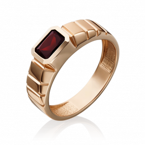 Золотое кольцо Platina 01-5275-00-204-1110-57 с гранатом 01-5275-00-204-1110-57 фото