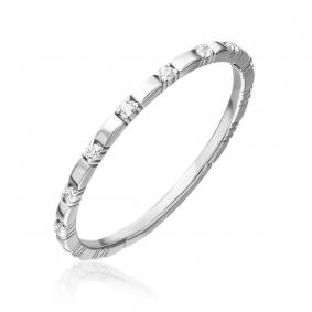 Кольцо из белого золота Platina 01-5293-00-401-1120-48 с фианитом 01-5293-00-401-1120-48 фото