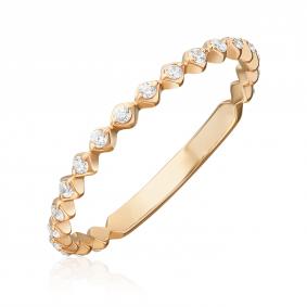 Золотое кольцо Platina 01-5294-00-401-1110-48 с фианитом 01-5294-00-401-1110-48 фото