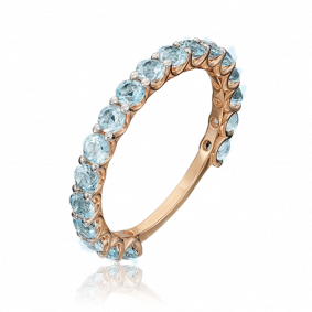 Золотое кольцо Platina 01-5317-00-201-1110-57 с топазом 01-5317-00-201-1110-57 фото