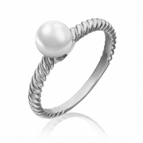 Кольцо из белого золота Platina 01-5328-00-301-1120-31 с жемчугом 01-5328-00-301-1120-31 фото
