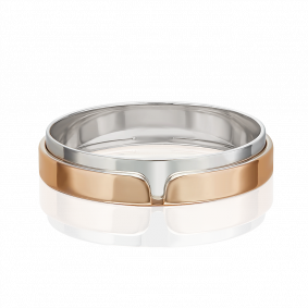 Обручальное кольцо из комбинированного золота Platina 01-5433-00-000-1111-39 01-5433-00-000-1111-39 фото