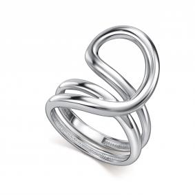 Серебряное кольцо АЛЬКОР 01-5490/0000-00 01-5490/0000-00 фото