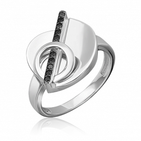 Серебряное кольцо Platina 01-5634-00-402-0200 с фианитом 01-5634-00-402-0200 фото