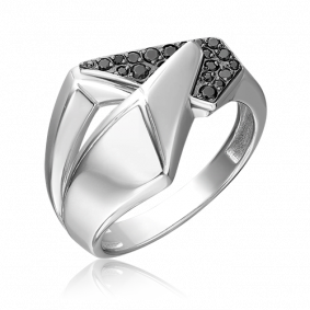 Серебряное кольцо Platina 01-5653-00-402-0200 с фианитом 01-5653-00-402-0200 фото