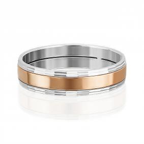 Обручальное кольцо 4,5 мм из комбинированного золота Platina 01-5677-00-000-1111 01-5677-00-000-1111 фото