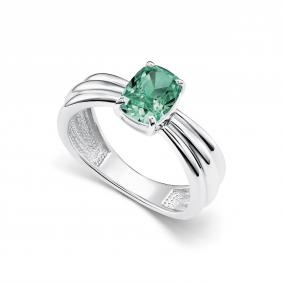 Серебряное кольцо АЛЬКОР с бриллианитом 01-5721/0БТ4-00 01-5721/0БТ4-00 фото