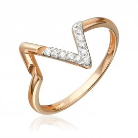 Золотое кольцо Platina 01-5897-00-401-1110 с фианитом 01-5897-00-401-1110 фото