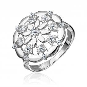 Серебряное кольцо Platina 01-5901-00-401-0200 с фианитом 01-5901-00-401-0200 фото