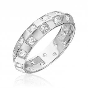 Кольцо из белого золота Platina 01-5911-00-101-1120 с бриллиантом 01-5911-00-101-1120 фото