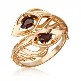 Золотое кольцо Platina 01-5927-00-204-1110 с гранатом 01-5927-00-204-1110 фото