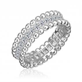 Серебряное кольцо Platina 01-5929-00-401-0200 с фианитом 01-5929-00-401-0200 фото