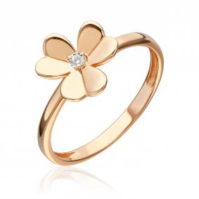 Золотое кольцо Platina 01-5951-00-401-1110 с фианитом 01-5951-00-401-1110 фото