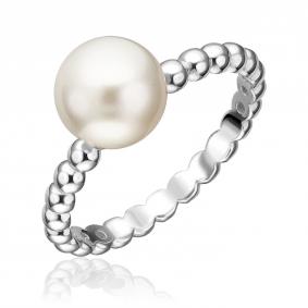 Серебряное кольцо Platina 01-5963-00-301-0200 с жемчугом 01-5963-00-301-0200 фото