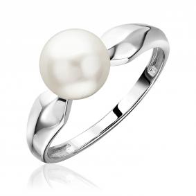 Серебряное кольцо Platina 01-5964-00-301-0200 с жемчугом 01-5964-00-301-0200 фото