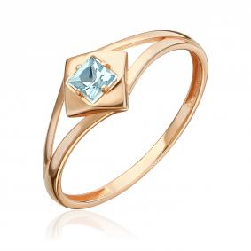 Золотое кольцо Platina 01-5989-00-201-1110 с топазом 01-5989-00-201-1110 фото