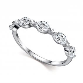 Серебряное кольцо АЛЬКОР 01-6124/00КЦ-00 с фианитом 01-6124/00КЦ-00 фото