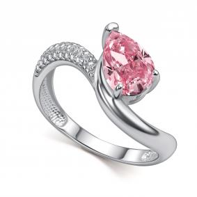 Серебряное кольцо АЛЬКОР 01-6176/0БТ5-00 с фианитом 01-6176/0БТ5-00 фото