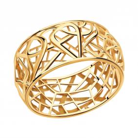 Золотое кольцо Золотые узоры 01-7433 01-7433 фото