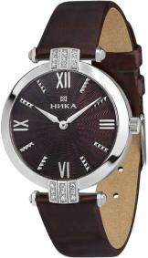 Серебряные часы Часовой завод Ника 0111B.2.9.61B с фианитом 0111B.2.9.61B фото