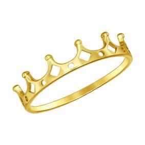 Кольцо из лимонного золота SOKOLOV 017172-2 017172-2 фото