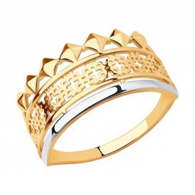 Золотое кольцо SOKOLOV 018797 018797 фото