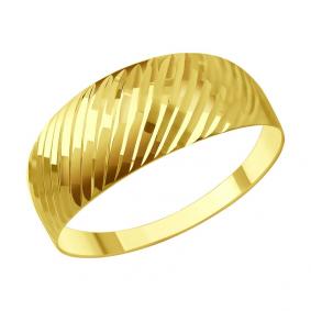 Кольцо из лимонного золота SOKOLOV 019238-2 019238-2 фото