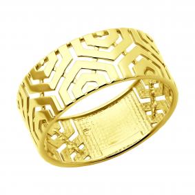 Кольцо из лимонного золота SOKOLOV 019333-2 019333-2 фото