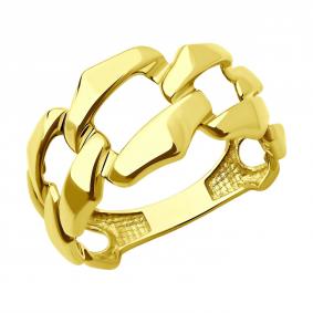 Кольцо из лимонного золота SOKOLOV 019414-2 019414-2 фото