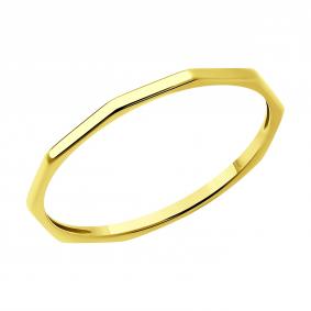 Кольцо из лимонного золота SOKOLOV 019433-2 019433-2 фото