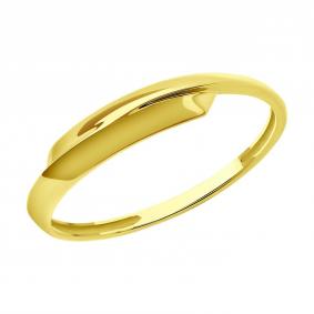 Кольцо из лимонного золота SOKOLOV 019448-2 019448-2 фото