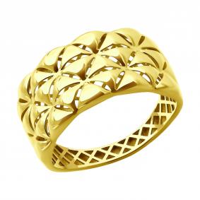 Золотое кольцо SOKOLOV 019530-2 019530-2 фото