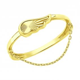 Кольцо из лимонного золота SOKOLOV 019621-2 019621-2 фото