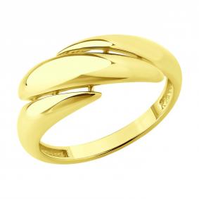 Кольцо из лимонного золота SOKOLOV 019681-2 019681-2 фото