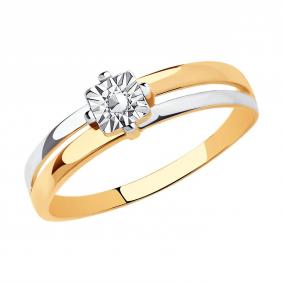 Золотое кольцо SOKOLOV 019691 019691 фото