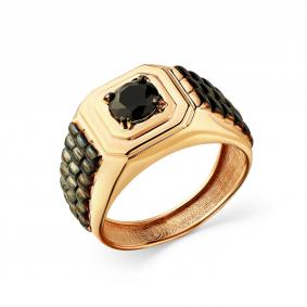 Золотое кольцо Мастер Бриллиант 01M001-0496-0005-012 с фианитом 01M001-0496-0005-012 фото