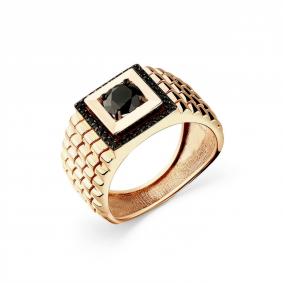 Золотое кольцо Мастер Бриллиант 01M001-0532-0005-012 с фианитом 01M001-0532-0005-012 фото