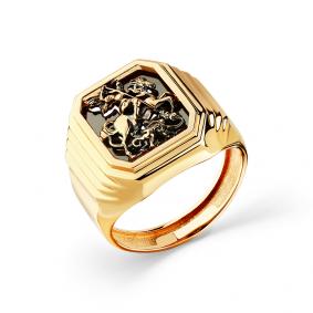 Золотое кольцо Великомученик Георгий Победоносец Мастер Бриллиант 01M001-0548-6000-012 01M001-0548-6000-012 фото