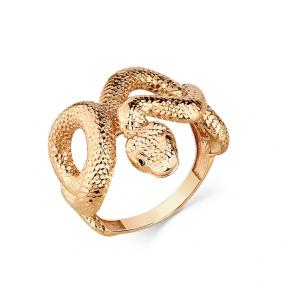 Золотое кольцо Символ года Змея Мастер Бриллиант с фианитом 01M001-0728-0005-010 01M001-0728-0005-010 фото