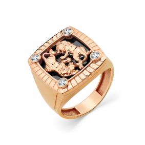 Золотое кольцо Мастер Бриллиант 01M001-0879-0001-012 с фианитом 01M001-0879-0001-012 фото