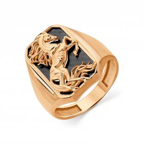 Золотое кольцо Символ Года Лошадь Мастер Бриллиант 01M001-1039-2100-012 01M001-1039-2100-012 фото