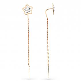 Золотые серьги Мастер Бриллиант 01M002-0133-0000-011 01M002-0133-0000-011 фото