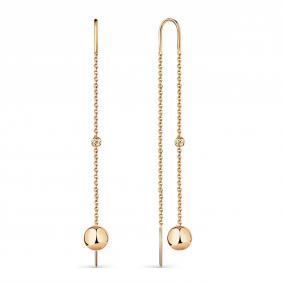 Золотые серьги Мастер Бриллиант 01M002-0645-0000-010 01M002-0645-0000-010 фото