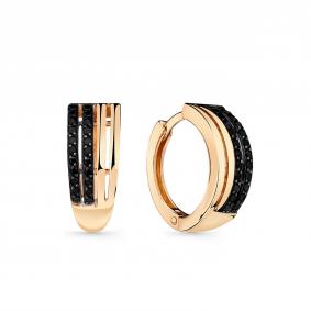 Золотые серьги Мастер Бриллиант 01M002-0806-0005-012 с фианитом 01M002-0806-0005-012 фото